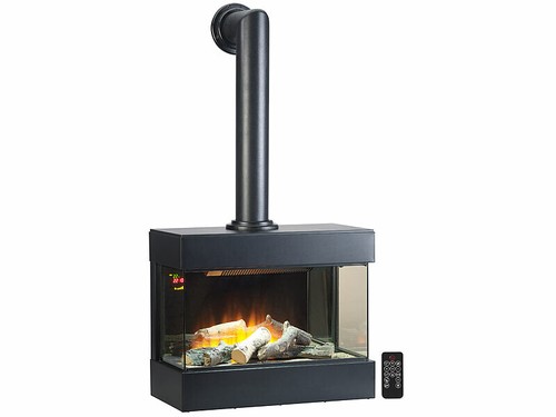 Cheminée électrique murale