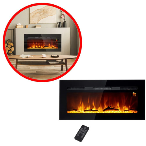 Cheminée électrique 1800w - cheminée,